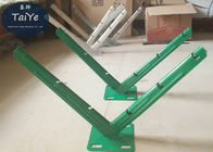 Couleur verte galvanisée enduite par PVC de bras de fil de rasoir utilisée sur la barrière de maillon de chaîne