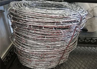 Mesure Barbwire de la barrière enduite par zinc 14 de ferme de fil de Barb avec des caractéristiques personnalisables