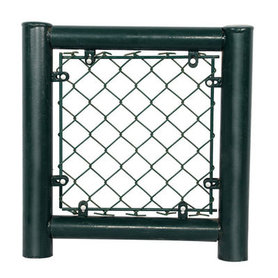 3.8mm le PVC de 50mm * de 50mm a enduit la barrière 2m de maillon de chaîne * 10m par petit pain